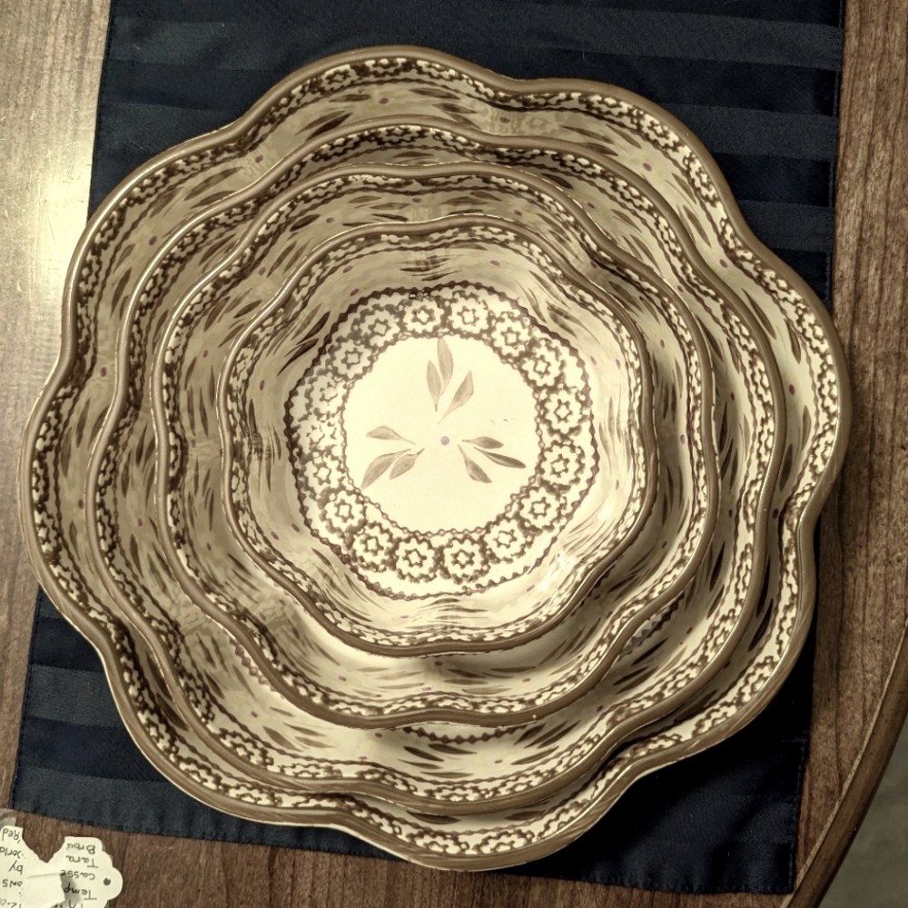 Temp-tations Old World Brown Baking Dish Set